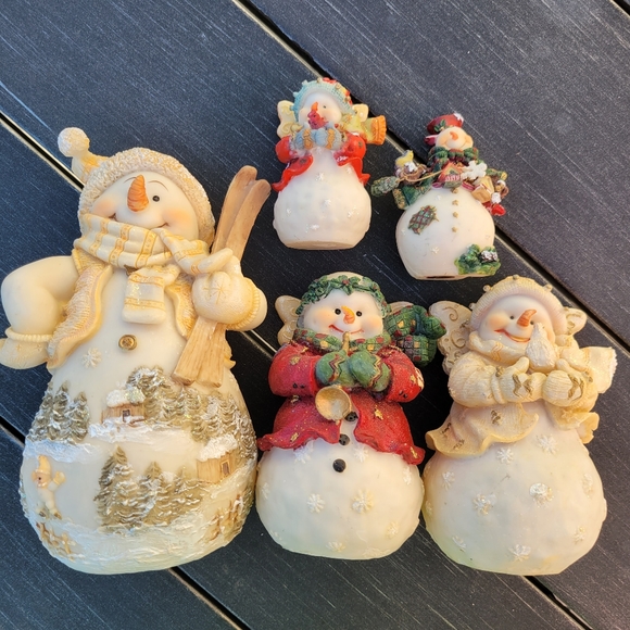 Snowman Family (5) ~ Adorable! ~ Christmas ~ Winter ~ Cute Carrot Noses! - Picture 12 of 16